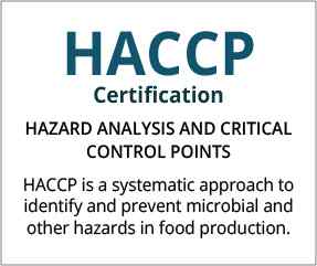 HACCP Certification Bangalore